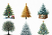 Christmas Tree PNG, an Illustration by Craft Nest (Thumbnail 5 of 6)
