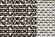 6 Black Sketched Seamless Patterns, a Pattern Graphic by Olya Creative (Thumbnail 3 of 4)