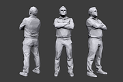 Lowpoly People Casual Pack Volume 6, a Characters & Person 3D Model by Kanistra Studio (Thumbnail 8 of 9)
