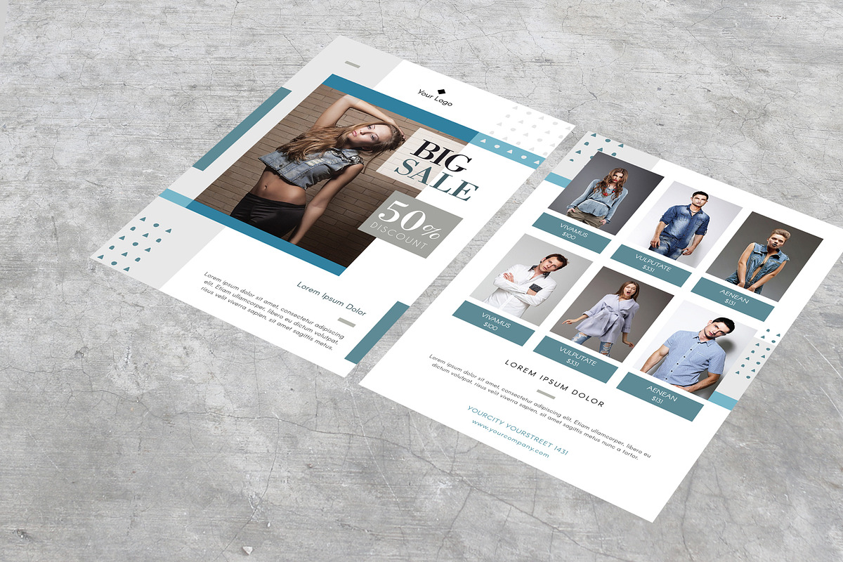 Fashion Sale Flyer, a Flyer Template by Creativestoree (Photo 3 of 5)
