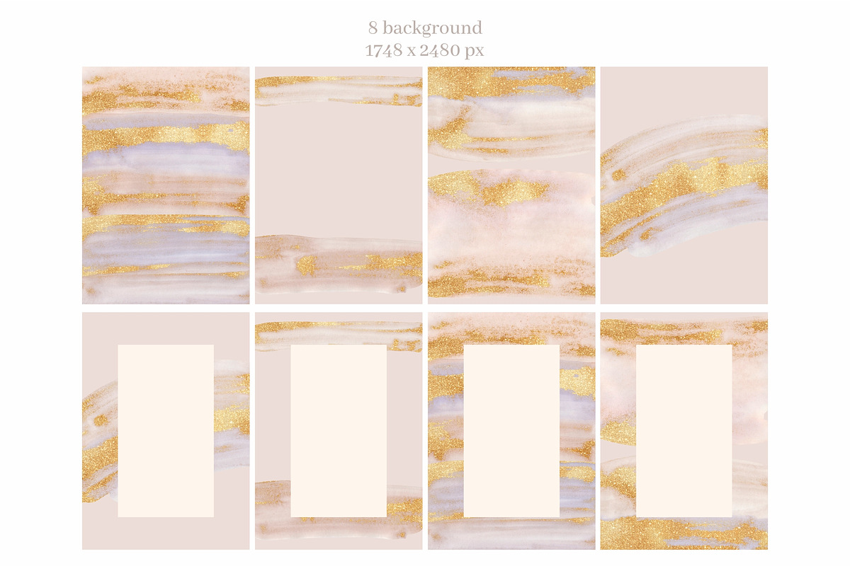 Watercolor brush strokes, a Texture Graphic by Elona Laff (Photo 7 of 10)