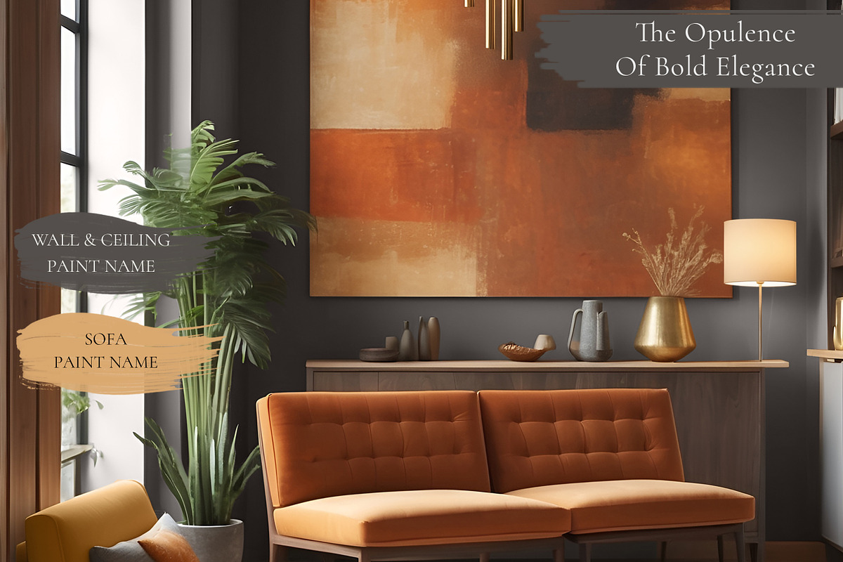 Behr Mid Century Modern Paint Colors, a Presentation Template by CONCEPT COLORS (Photo 6 of 9)