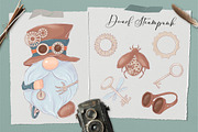Nordic Gnomes 8 characters, an Illustration by Yuliya Art (Thumbnail 8 of 9)
