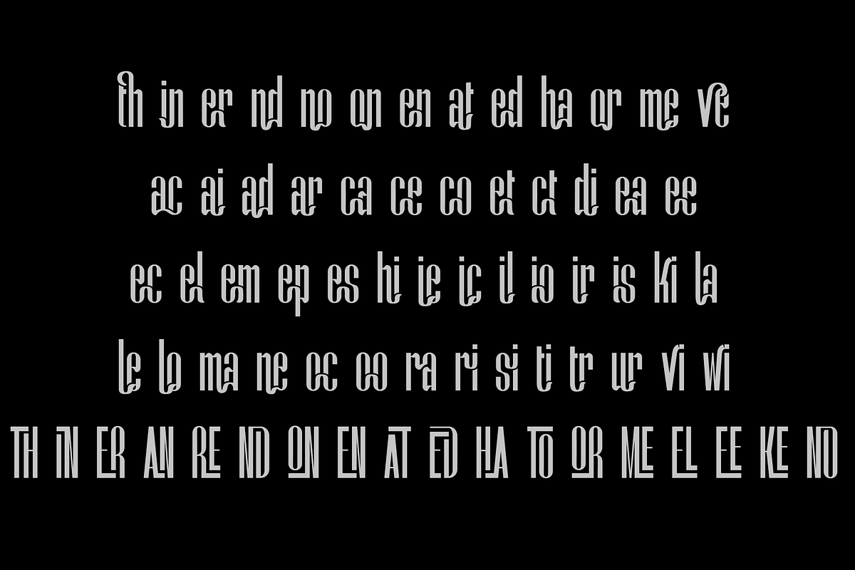 Biavel – Compressed Font Family, a Sans Serif Font by NDNL Studio (Photo 8 of 9)