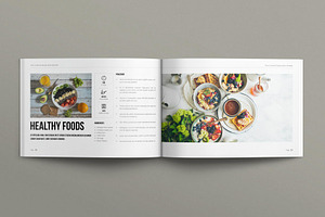 Cookbook Recipes Book Landscape