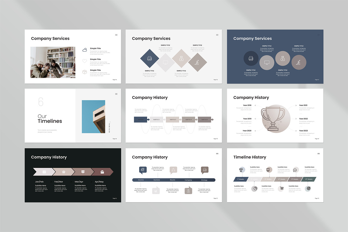 Business Plan PowerPoint Template, a Presentation Template by creathrivestudio (Photo 16 of 37)