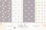 Little Fox Collection, an Animal Illustration by svetsum (Thumbnail 8 of 9)