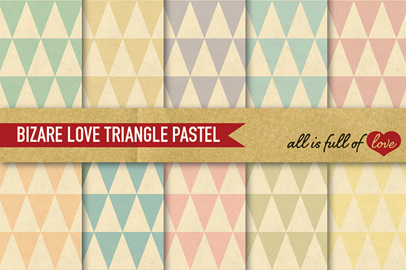 Triangle Background Vintage Patterns preview 2