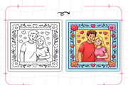 Romantic Vibes Bold & Easy, a Decorative Illustration by Ink Gallery (Thumbnail 5 of 9)