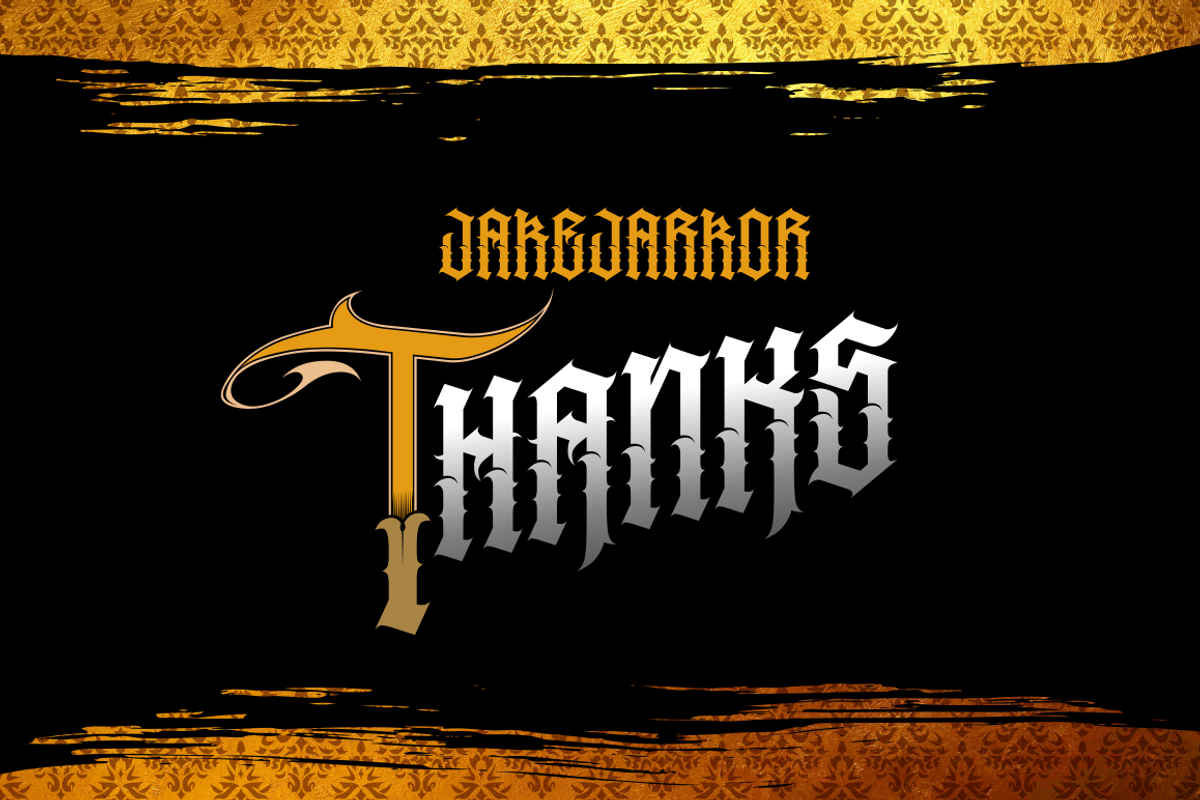 NEOGÓTICA, a Blackletter Font by jakejarkor (Photo 9 of 9)