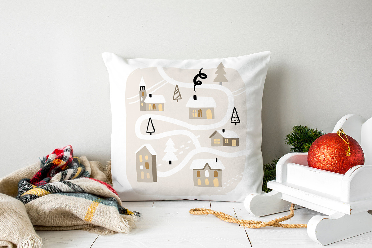 Christmas in big city. Vector maps., an Illustration by bioraven (Photo 11 of 12)