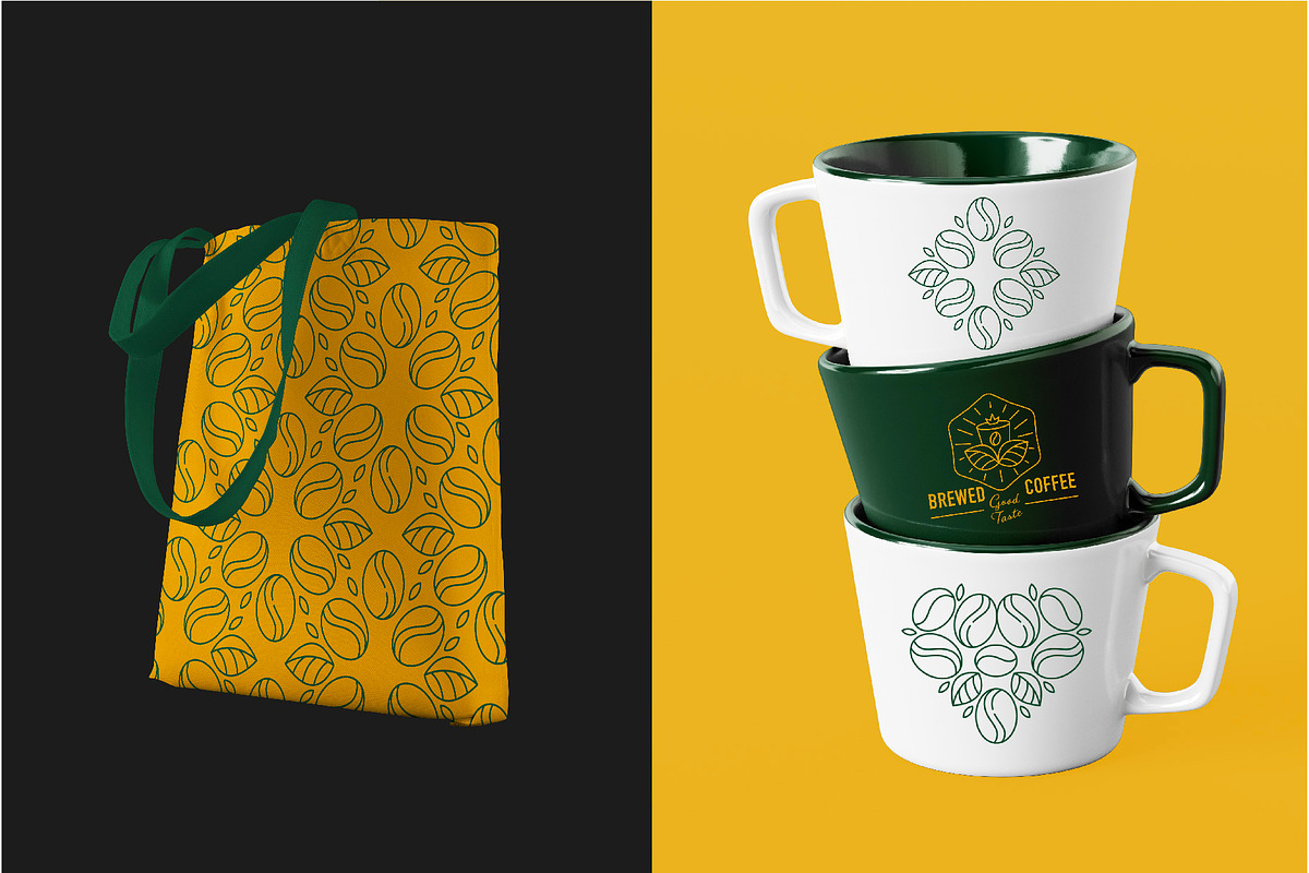 Coffee Line Art Branding Kit, a Branding & Logo Template by Lettering_Logo (Photo 4 of 15)