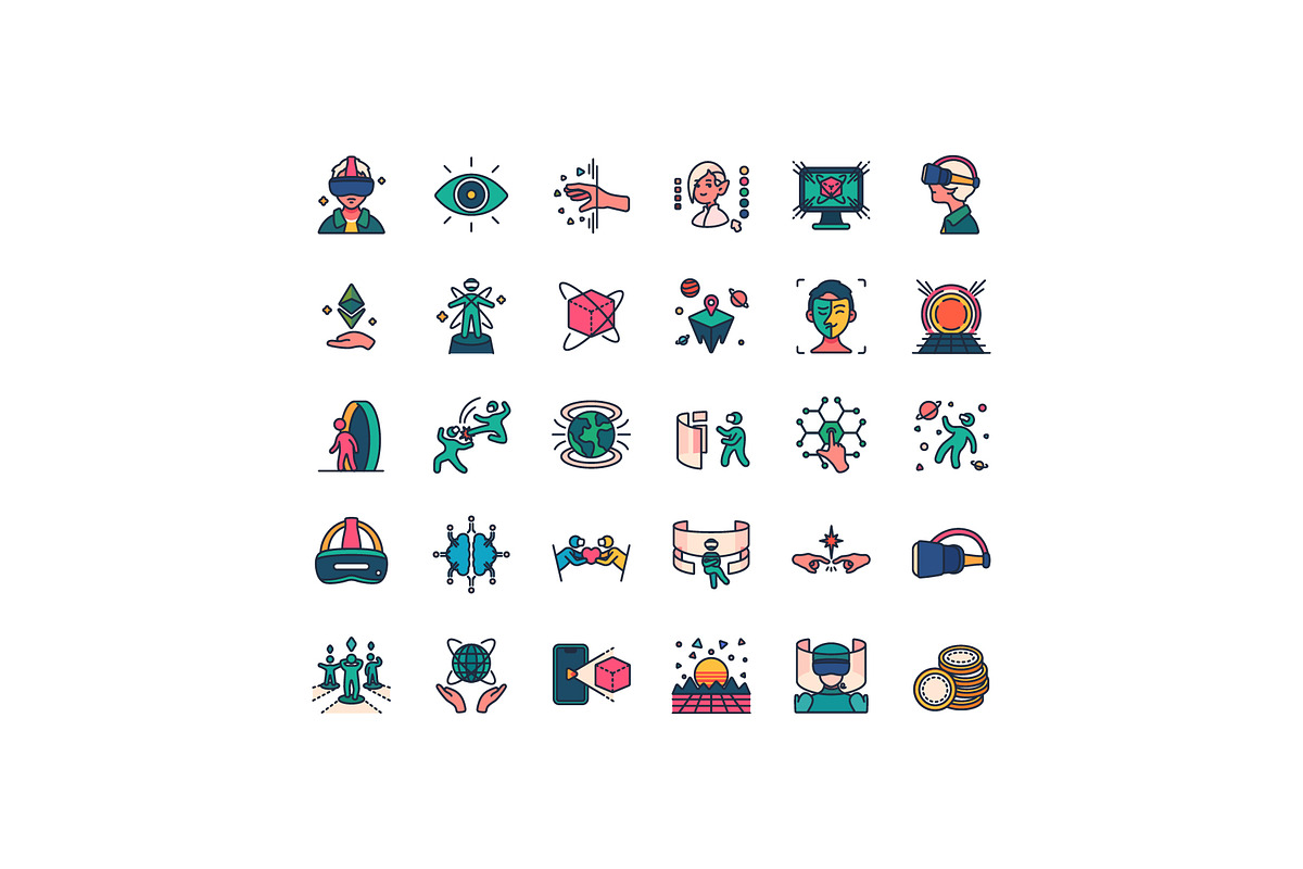 30 Metaverse Icons, an Icon by Victoruler