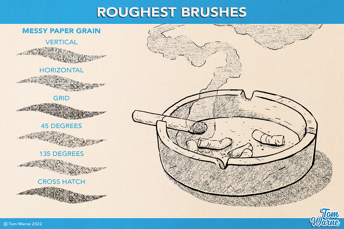 Shading Lines Photoshop Brushpack, a Brush Add-On by TomWarne (Photo 14 of 25)