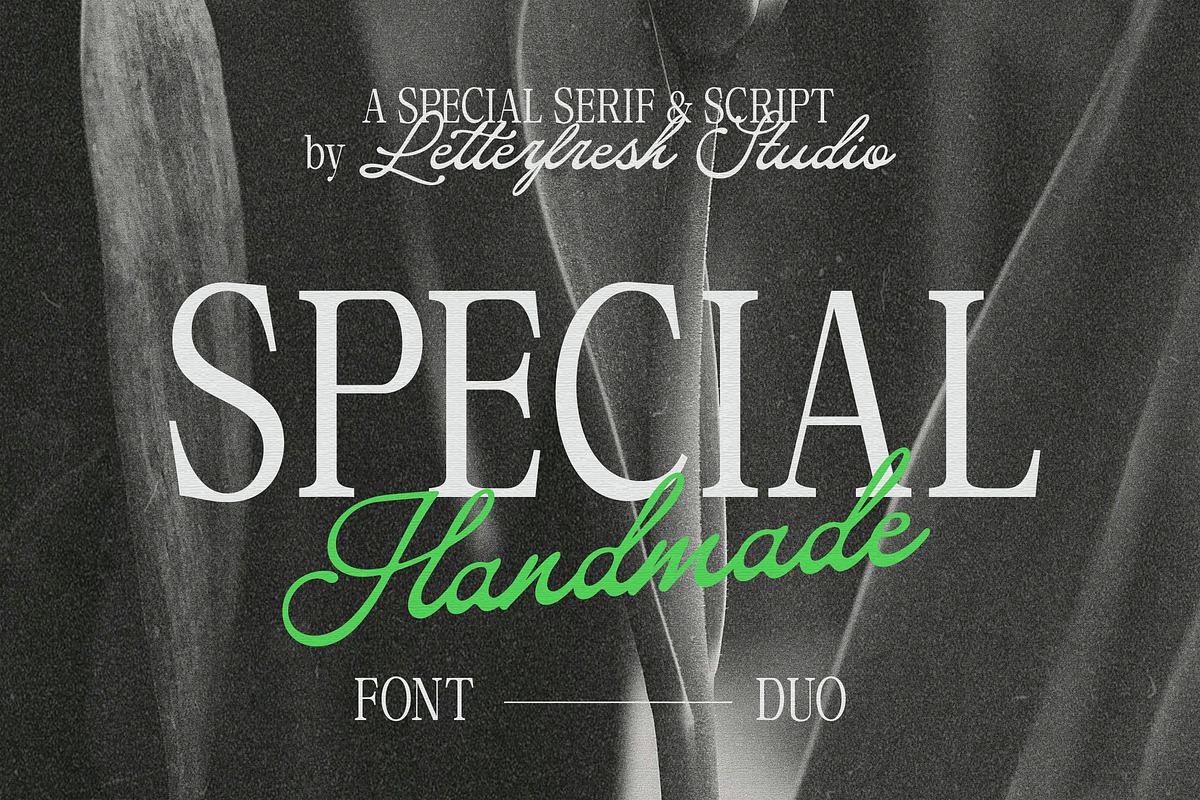 Special Handmade | Font Duo, a Script Font by Letter Fresh (Photo 13 of 13)