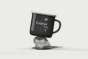Enamel Mug Mockups, a Product Mockup by fakhroo (Thumbnail 1 of 3)