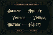 Timegates Typeface + Extras, a Serif Font by Heybing Supply Co. (Thumbnail 4 of 15)