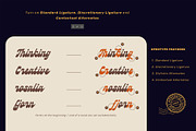 Aerogate Script, a Script Font by Wacaksara Co. (Thumbnail 8 of 13)