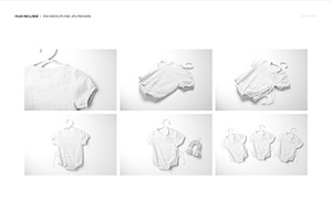 Muslin Onesie Mockup Set 20/LFv.2