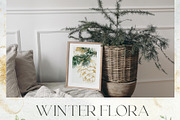 Christmas watercolor Winter Berries, a Seasonal Illustration by Yuliya Derbisheva (Thumbnail 13 of 17)