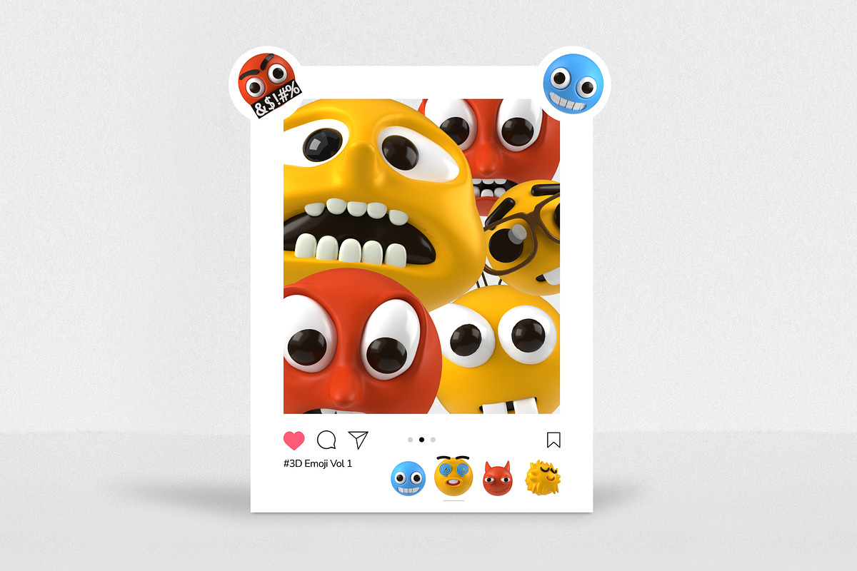 3D Emoji Icons, an Emoji Icon by Vectors Market (Photo 6 of 10)