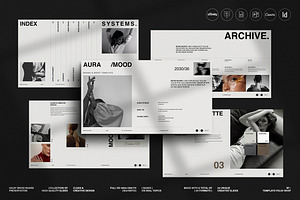 Aura Mood & Brief Template | Canva, a Presentation Template by TemplateFolio-Shop