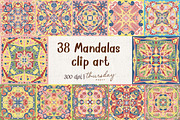 38 mandalas pattern, a Pattern Graphic by Thursdaypaper (Thumbnail 1 of 3)