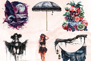 Watercolor Gothic Summer Collection