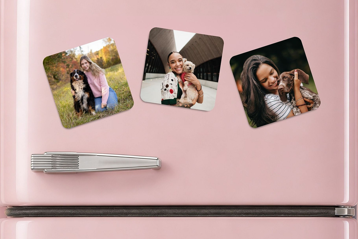 Canva Magnet Mockup Template Fridge, a Household Mockup by GraphiCarola (Photo 6 of 7)