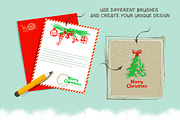 Winter collection vector brushes., a Brush Add-On by MariShop (Thumbnail 3 of 6)