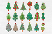Christmas Trees, a Decorative Illustration by Dana Designs (Thumbnail 2 of 3)
