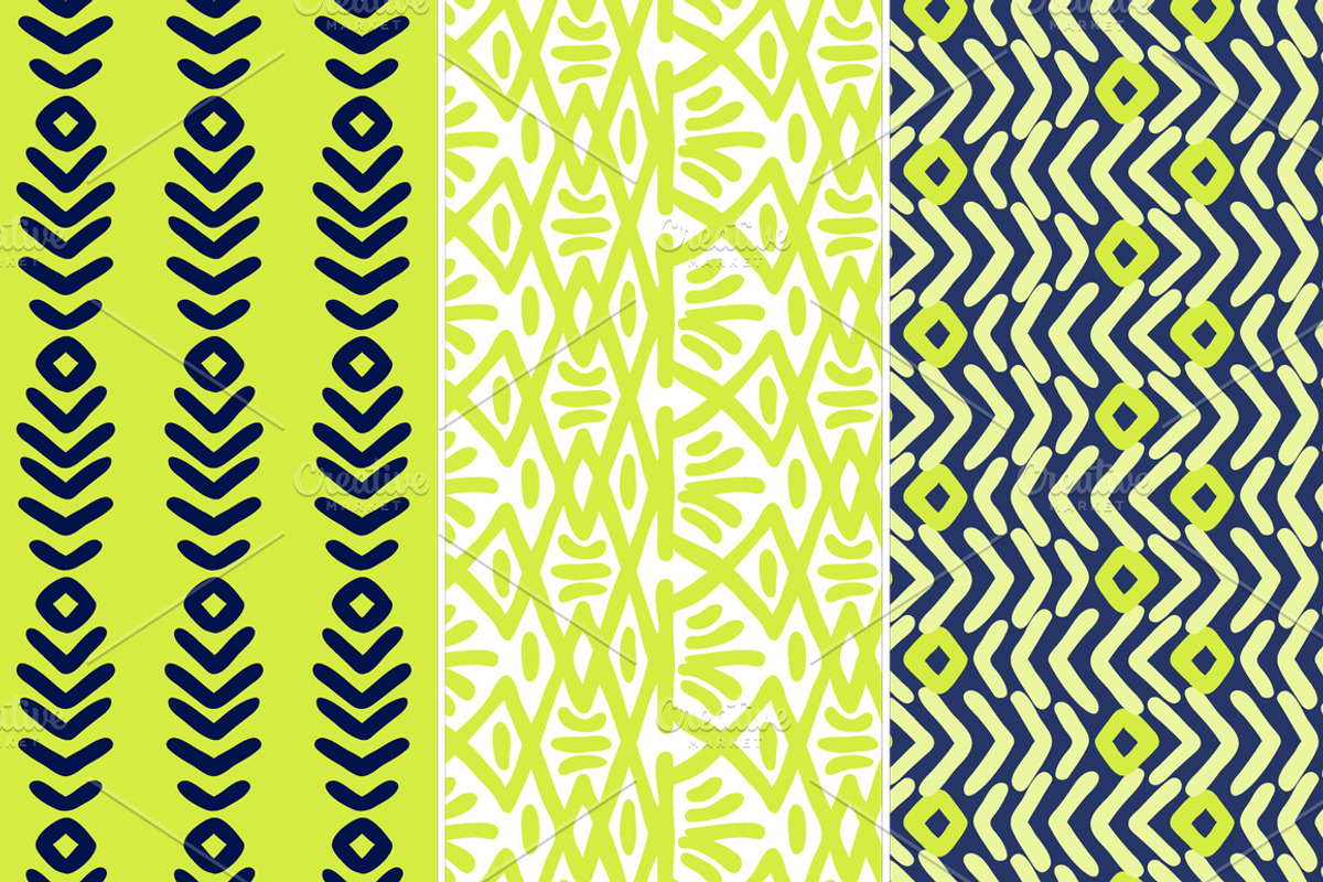 Totem Seamless Vector Patterns, a Pattern Graphic by California Pattern ...