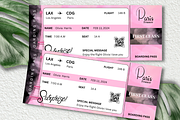 Editable Boarding Pass Template, a Card Template by YasdeyDesigns (Thumbnail 1 of 7)