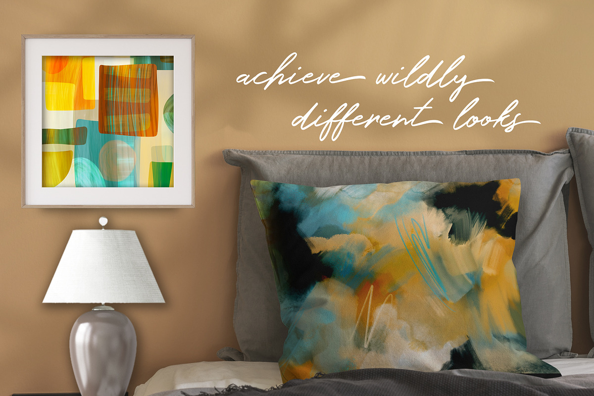 Modern Abstract Procreate Brushes, a Brushes & More by DeloresArt (Photo 6 of 19)