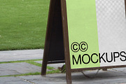 Entrance A-stand Mockups x2 P006, an Advertising Mockup by CC Mockups (Thumbnail 3 of 6)