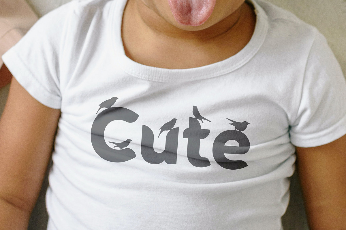 Black Bird - Cute Decorative Font, a Font by Artkenza (Photo 2 of 5)
