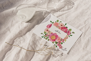 Petals & Prosecco Floral Watercolor