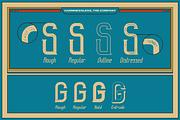 Sunblast Display Typeface, a Font by HARMNESSLESS (Thumbnail 3 of 8)