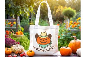 Pumpkin Cowboy SVG Halloween Cut