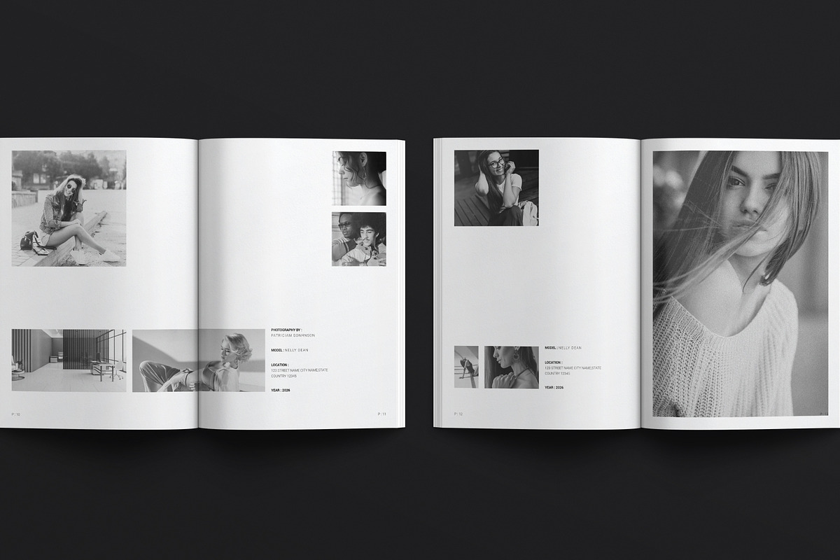 Photography Portfolio Template, a Brochure Template by E-Type (Photo 5 of 8)