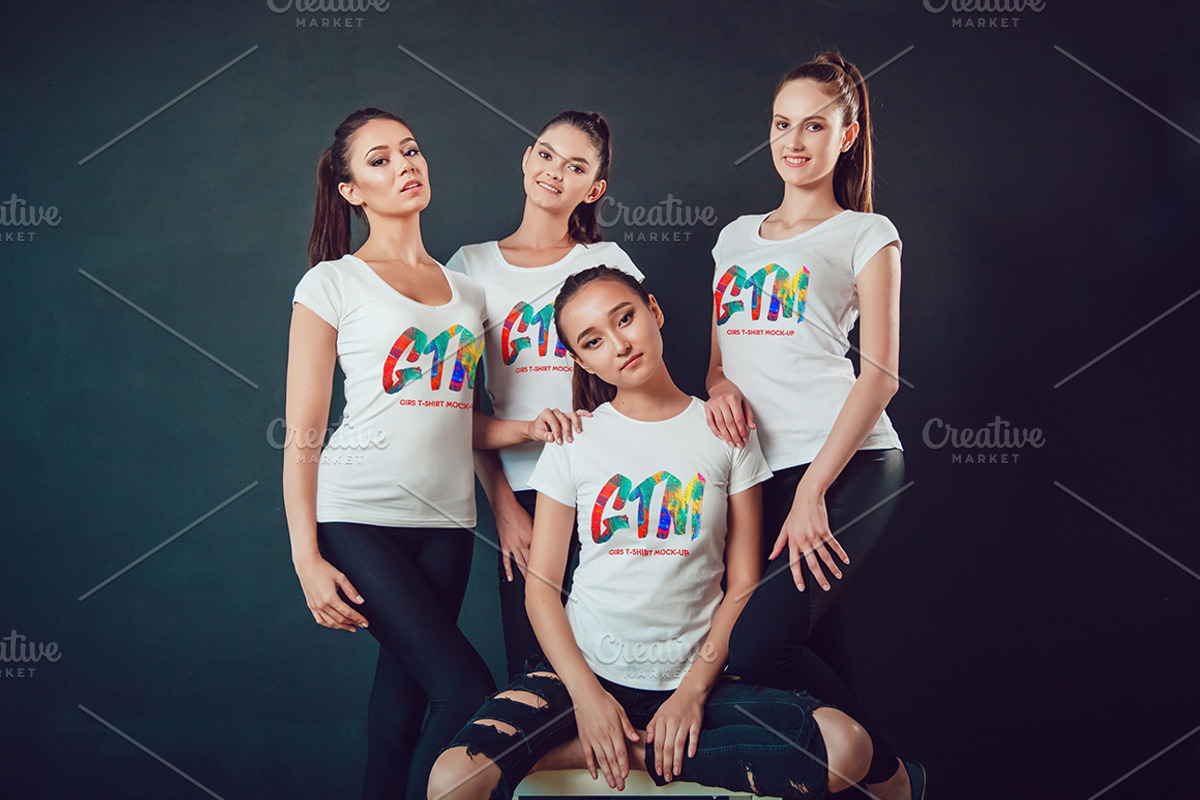 Women's T-shirts Mock-Up Vol 2, a Shirt Mockup by Freeman Studio (Photo 13 of 17)