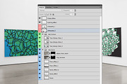 Gallery Exhibition Mockup - 05, a Print Template by Formelier (Thumbnail 2 of 5)