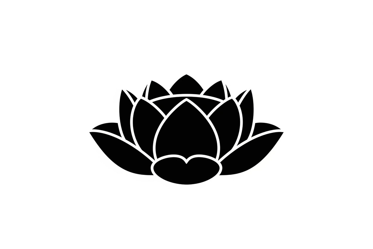 Lotus Flower Silhouette Vector Bundl, an Illustration by Creativeshirt (Photo 21 of 51)