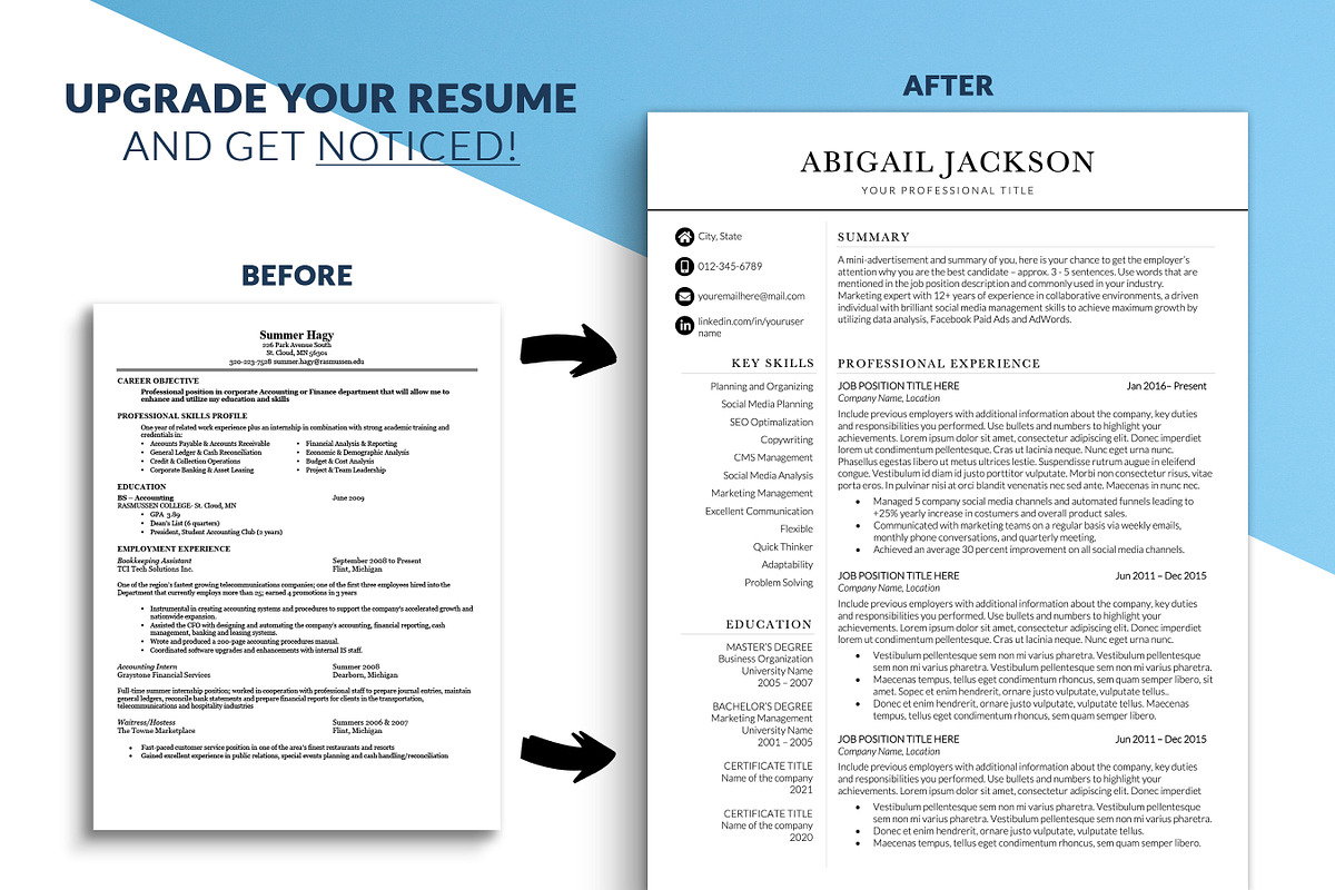 Minimal Clean Resume Template Word, a Resume Template by BestResumes.Co (Photo 4 of 8)