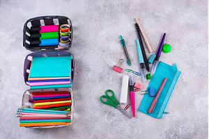 Decluttering concept. Stationery, a School & Education Photo by Yulia Furman