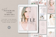 18 Instagram Templates for Creatives, a Social Media Template by CreativeMavenCo. (Thumbnail 1 of 8)