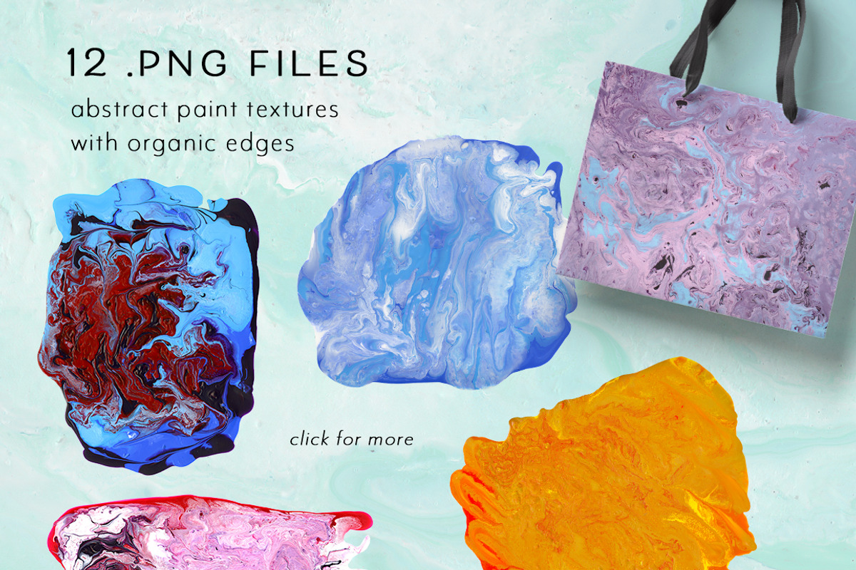 Painted Abstract Textures and Styles, a Texture Graphic by Cat & Feather