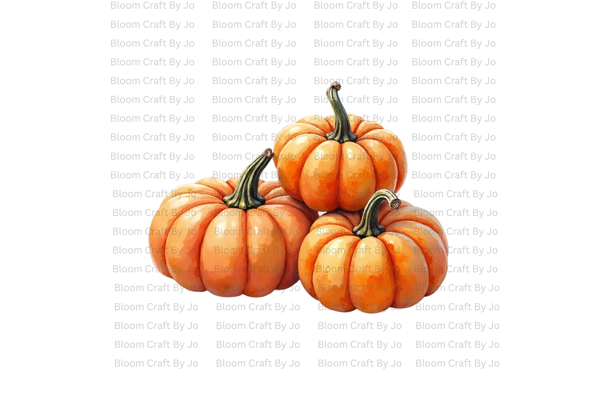 Dusty Orange Pumpkins, a Decorative Illustration by Bloom Craft Creations (Photo 10 of 12)