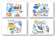 10 Art School Vector Illustration, a Decorative Illustration by denayunebgt (Thumbnail 3 of 4)