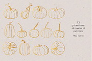 Pumpkins. Graphic collection, an Object Graphic by Vera●Suleimanova (Thumbnail 6 of 14)